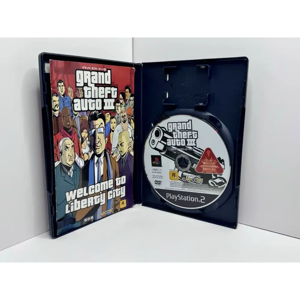 Grand Theft Auto III PlayStation 2 NTSC-J Japan (Region Locked) JPN